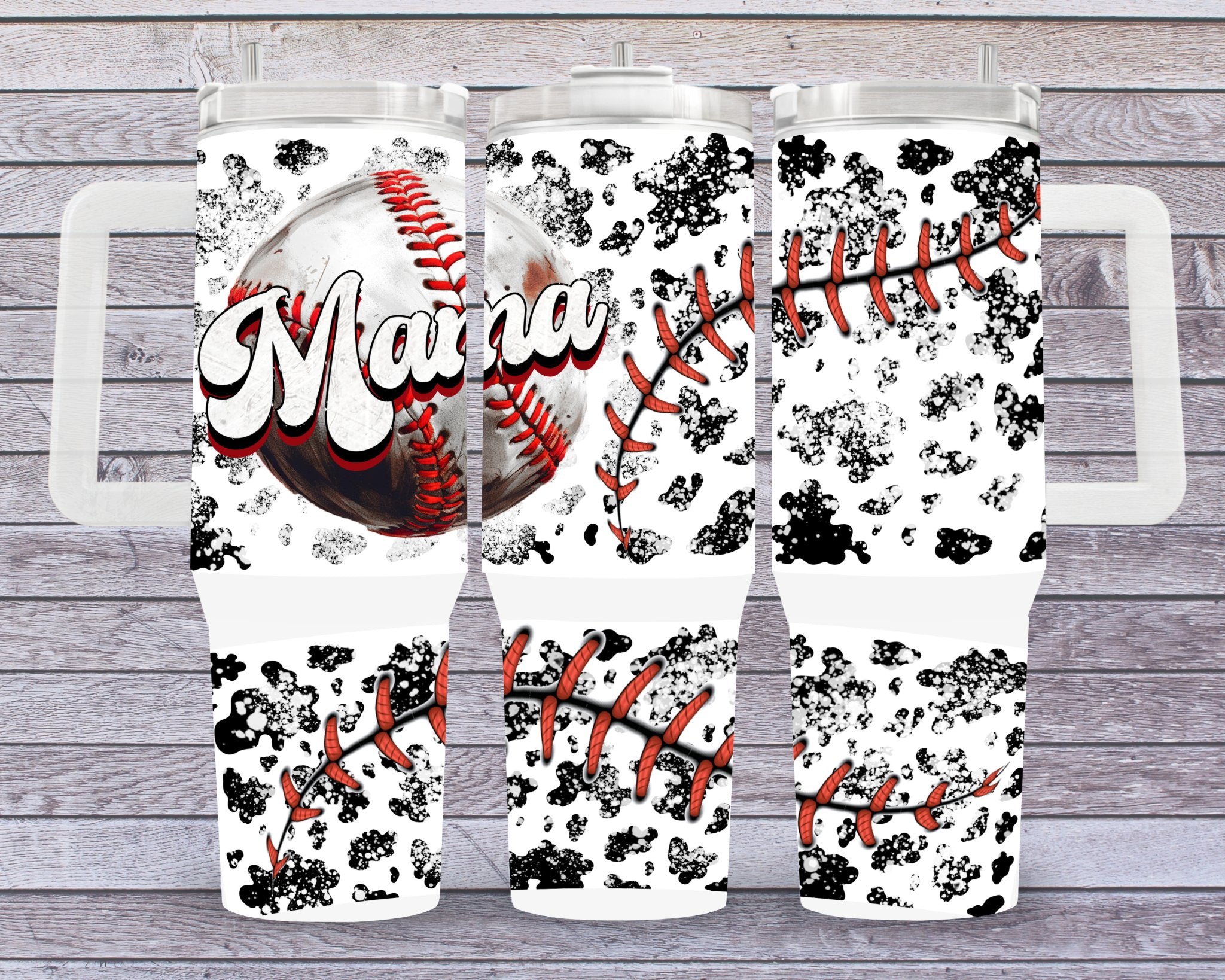 Baseball Mama 40 oz Stainless Steel Tumbler - roughramblings