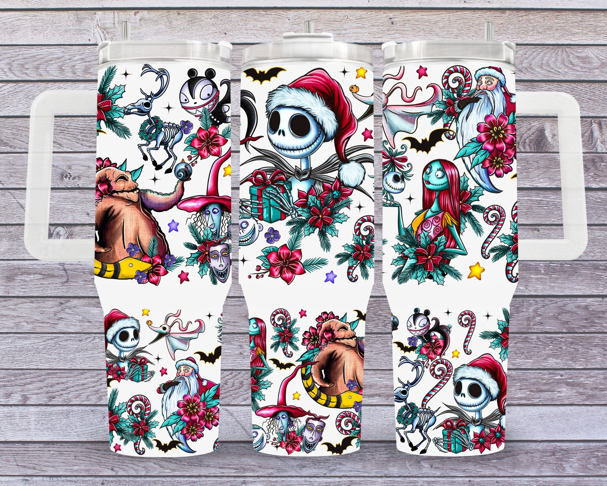 Skellington Christmas 40 oz Tumbler - roughramblings