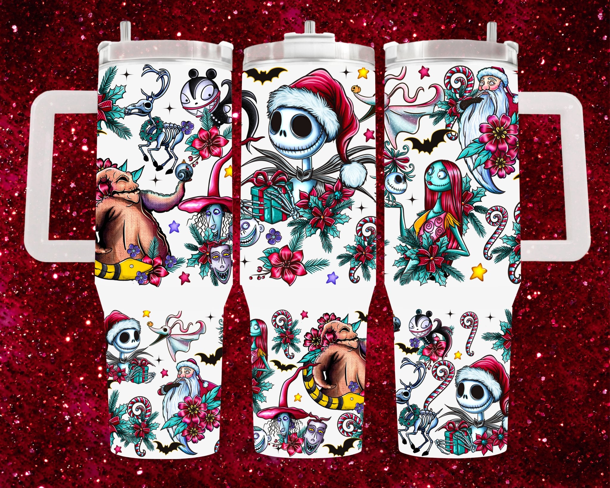 Skellington Christmas 40 oz Tumbler - roughramblings