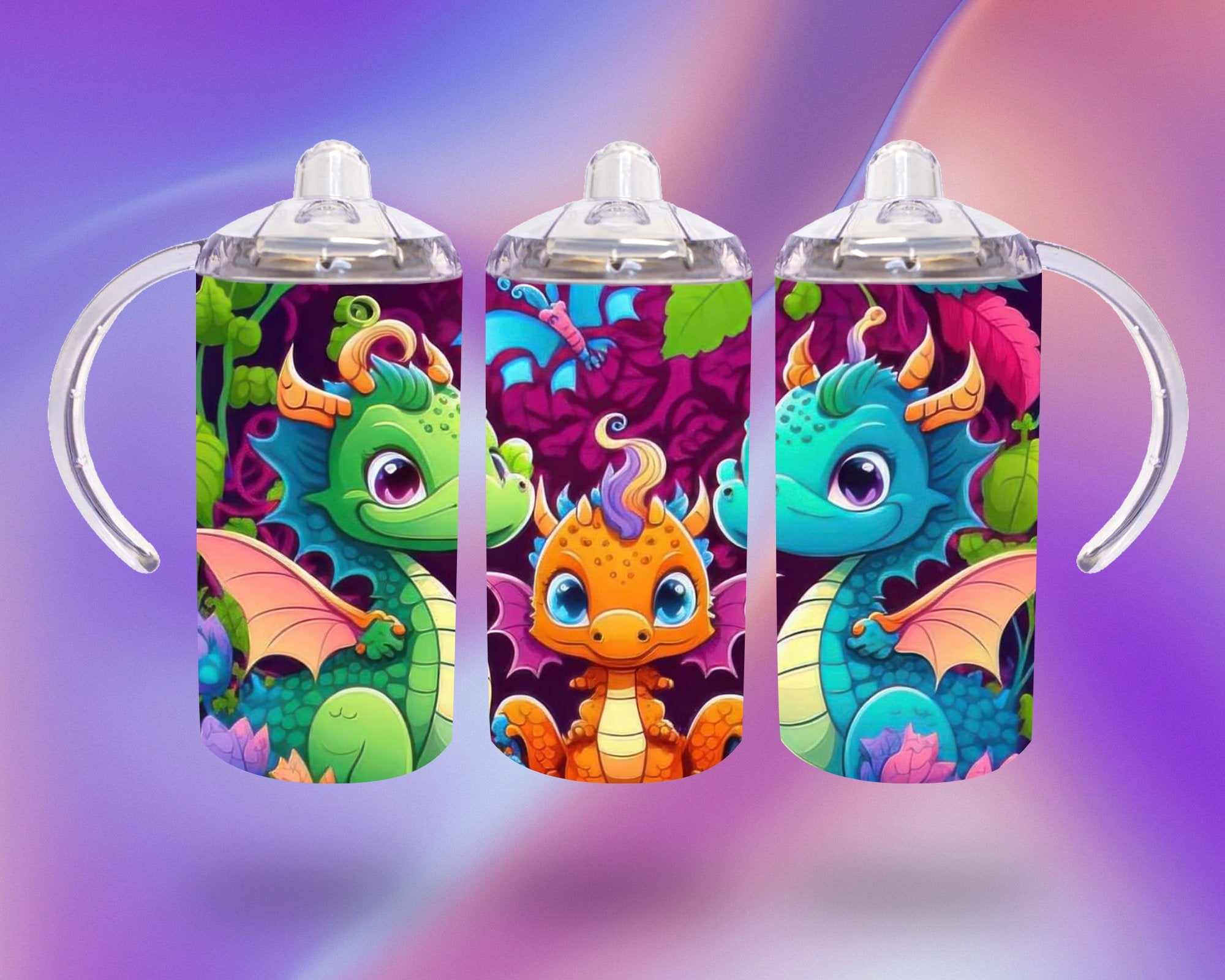 Dragons 12 oz Kids Cup or Sippy Cup - roughramblings