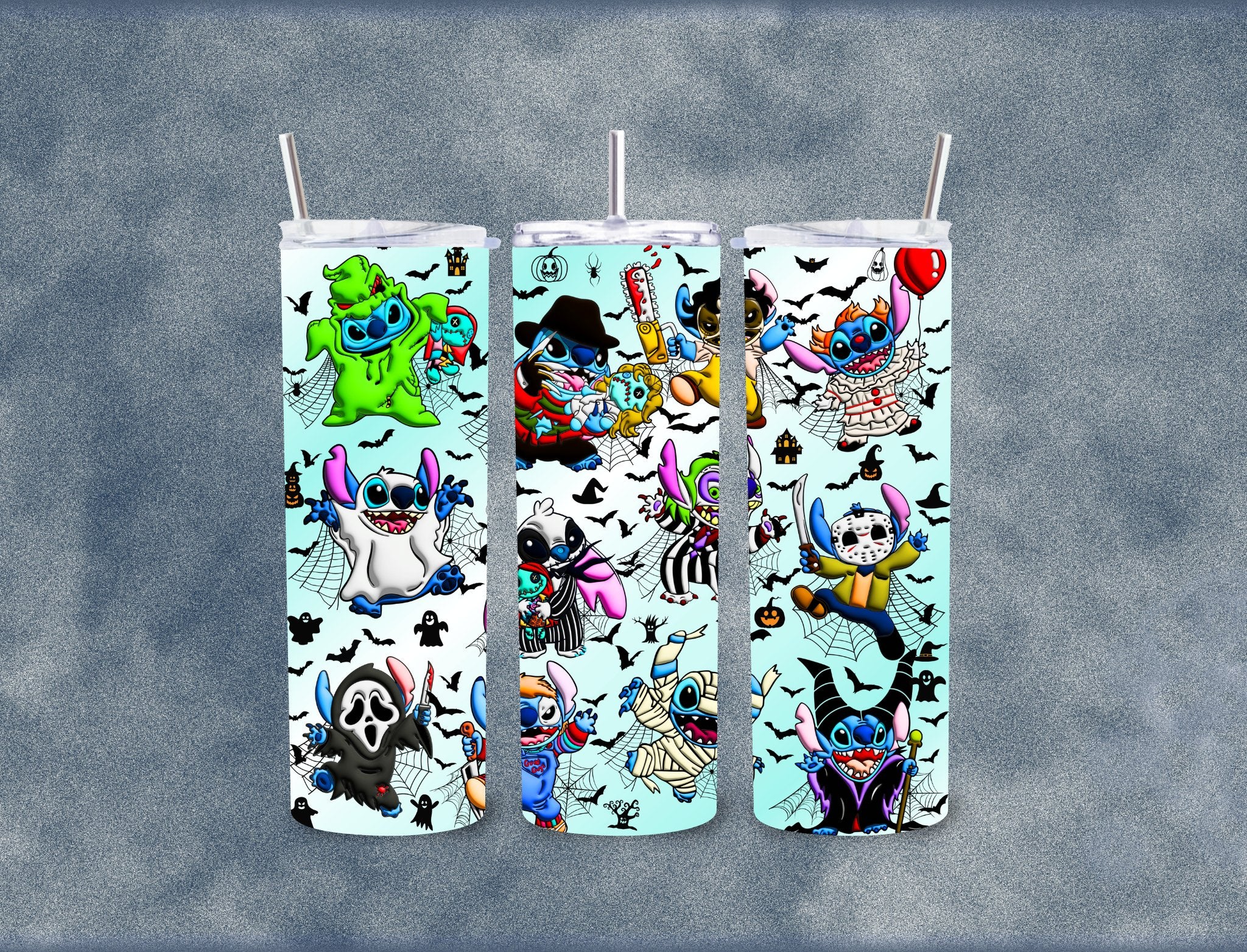 Halloween Themed Stitch 20 oz Tumbler - roughramblings