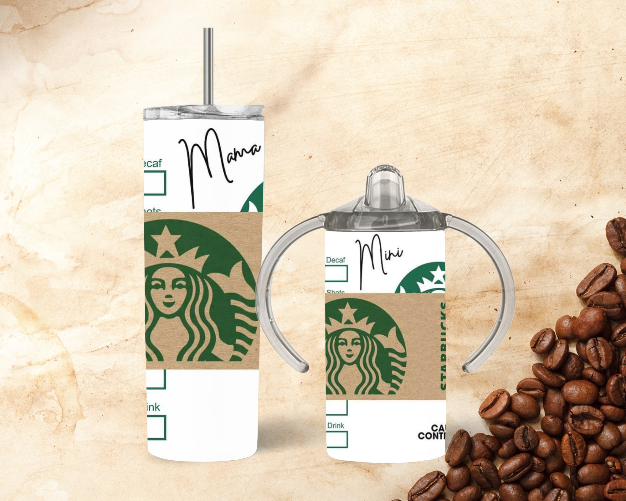 Mama and Mini Starbucks Tumbler Set - roughramblings