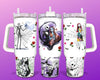 Purple Heart Jack and Sally 40 oz Stainless Steel Tumbler - roughramblings