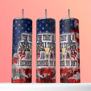 Small Town Pride 20 oz Stainless Steel Tumbler - roughramblings